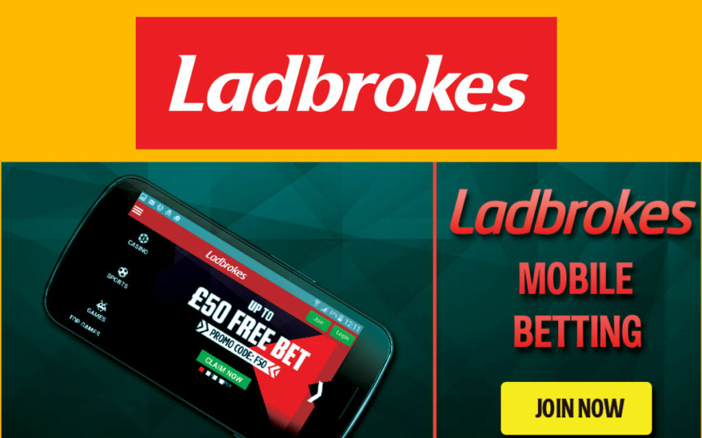 bet on the Ladbrokes app