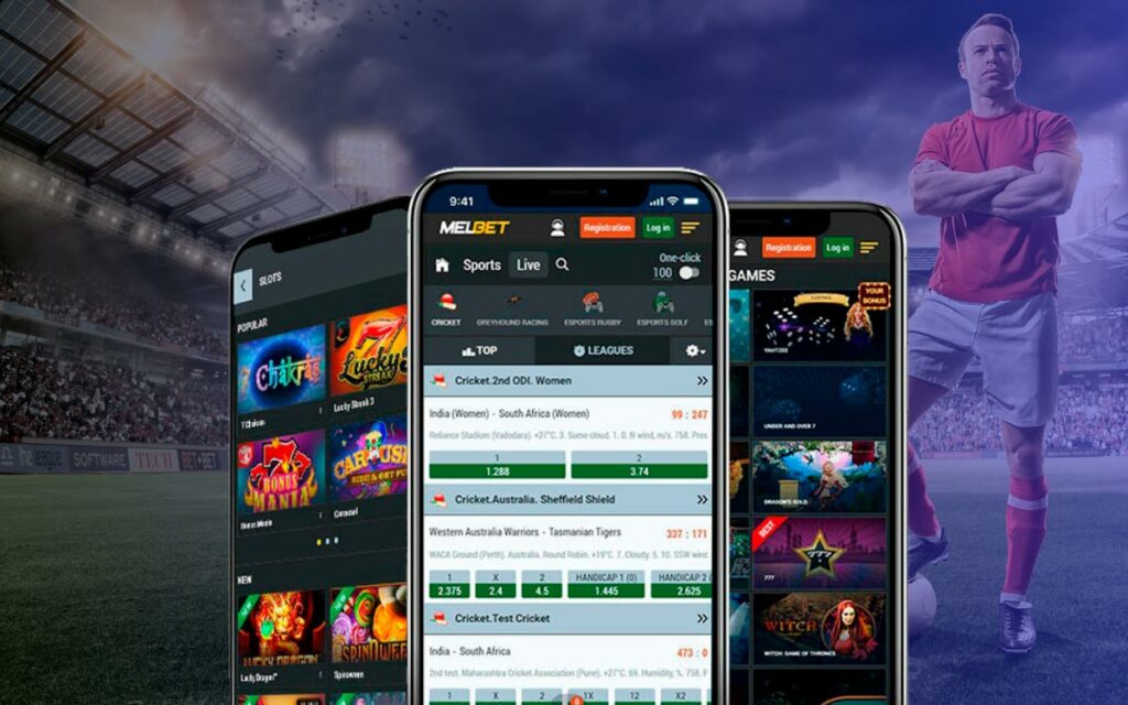 Melbet is a popular sports betting app