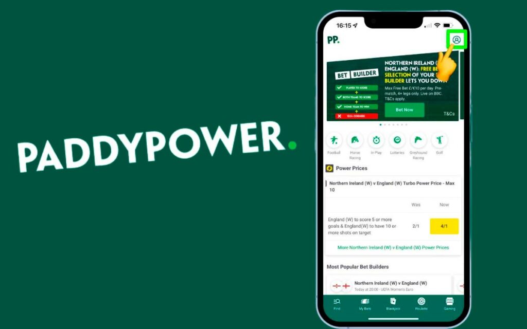 Paddy Power is an app that is available